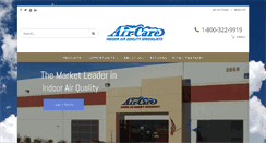 Desktop Screenshot of air-care.com